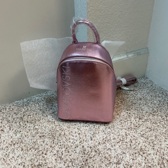 Swarovski New small backpack/handbag. pink. New - Picture 1 of 4